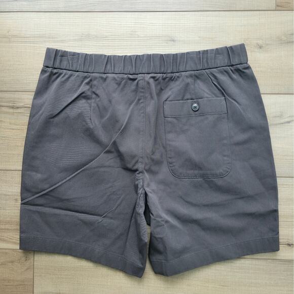 Everlane Uniform The Pull-On Performance Chino Dark Gray Short Men Sz L 34-36 - Picture 3 of 11